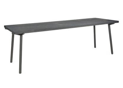 An Image of Blu Dot Branch Dining Table Black Stain 6-8 Seater