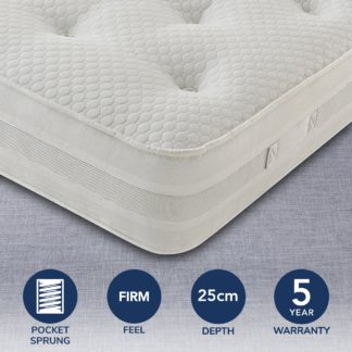 An Image of Silentnight 1400 Pocket Ortho Mattress White