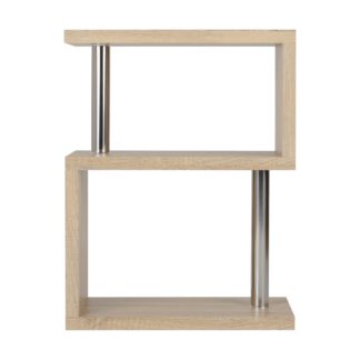 An Image of Charisma 3 Shelf Side Table Oak (Brown)