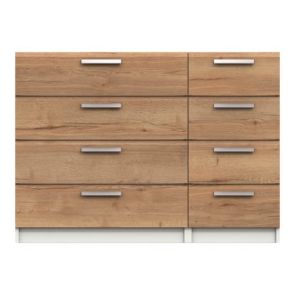 An Image of Piper 8 Drawer Wide Chest Graphite (Grey)