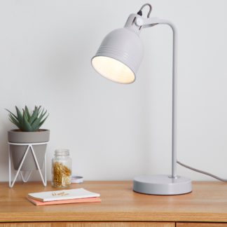 An Image of Isaac Graphite Grey Task Lamp Grey