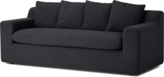 An Image of Benson Metal Action Sofa Bed, Sterling Grey