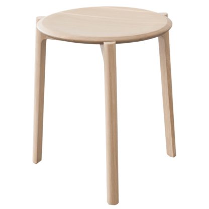 dee3a183b19c13c2cc9fd975289e9682411b29e9865a6d4f1483ac061017ea7d.jpg An Image of Ercol Svelto Round Stacking Stool Dead Matt Oak