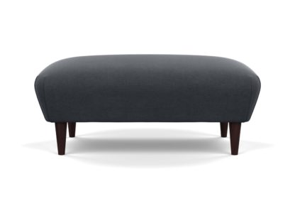 An Image of Heal's Somerset Footstool Brecon Charcoal Dark Stain