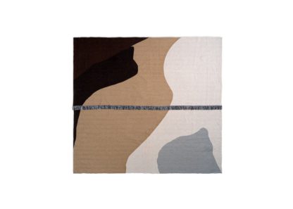 An Image of ferm LIVING Vista Bedspread Sand 240 x 250cm