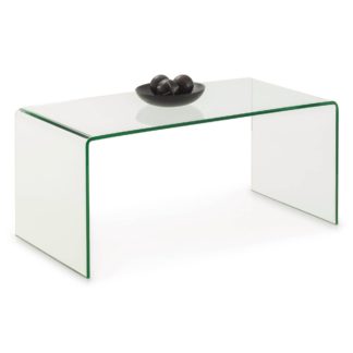 An Image of Amalfi Glass Coffee Table Clear