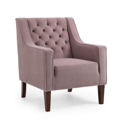e15162cf27d6d476c1f1424f1426305e8e1d780675a593583b87964487edebf5-1.jpg An Image of Isabel Velvet Chesterfield Armchair Blush