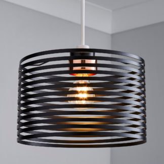 An Image of Kiel Black Easy Fit Pendant Black