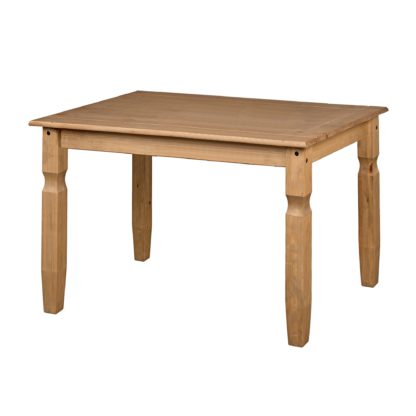 An Image of Corona Small Rectangular Dining Table Natural