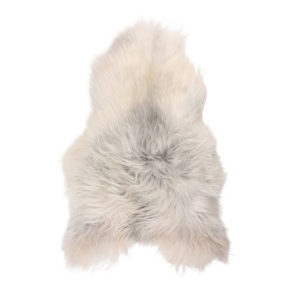 An Image of The Organic Sheep Icelandic Sheepskin Rug Silver Grey