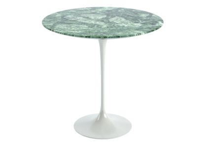 An Image of Knoll Saarinen Side Table White Laminate