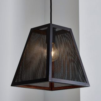 An Image of Nala Pendant Ceiling Fitting Black Black
