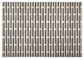 An Image of Case Purlin Flatweave Rug 170 x 240cm Grey