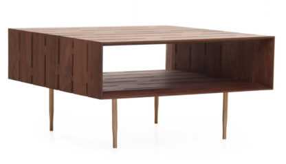 An Image of De La Espada Horizon Coffee Table Walnut Small