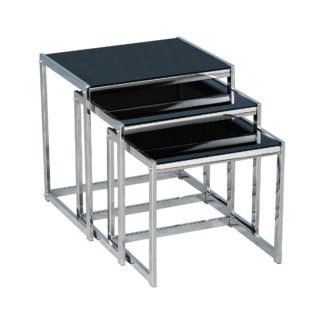 An Image of Henrietta Nest of Tables Black