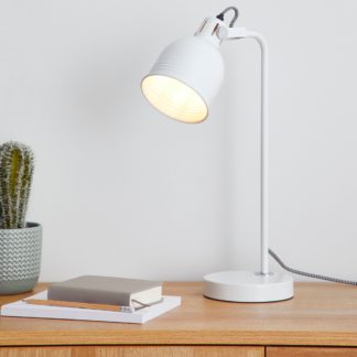 An Image of Isaac White Task Lamp White