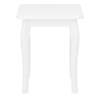 An Image of Baroque Dressing Table Stool Black