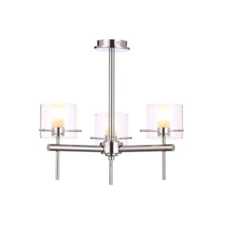 An Image of Spa Gene 2 Light Bathroom Wall Light Chrome