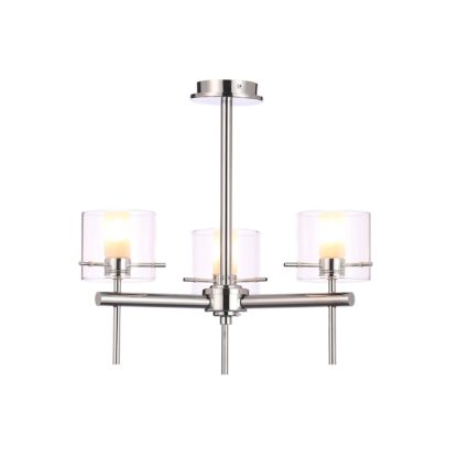 An Image of Spa Gene 2 Light Bathroom Wall Light Chrome