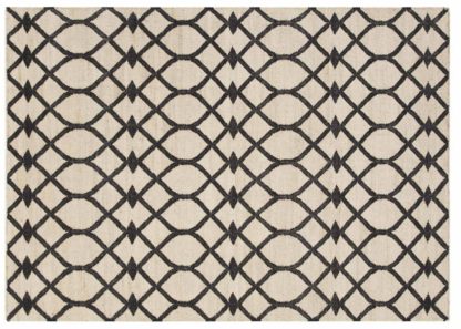 An Image of Gandia Blasco Rodas Kilim Rug 150 X 200CM Black