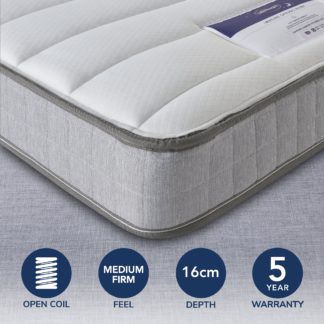 An Image of Silentnight Imagine Sprung Bunk Mattress White