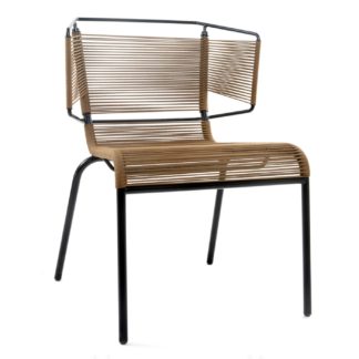 An Image of Ligne Roset Fifty Dining Chair In Tabac