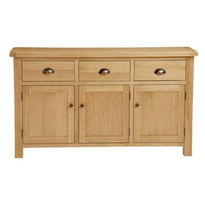 An Image of Sherbourne Oak Large Sideboard Natural