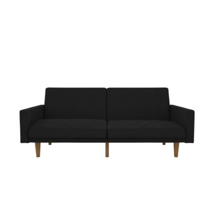 An Image of Paxson Linen Sofa Bed Black