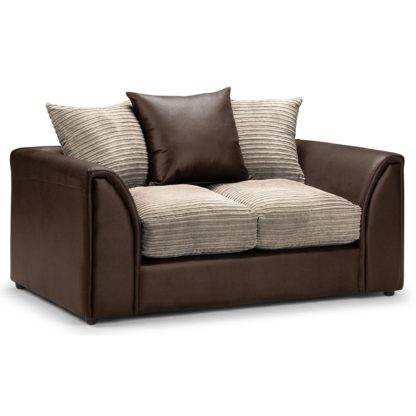 An Image of Byron 2 Seater Sofa Grey/Black