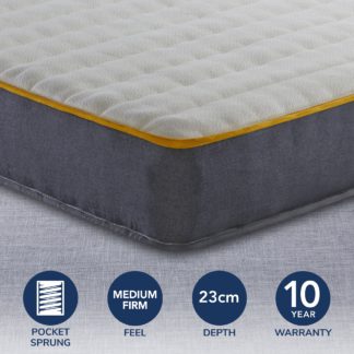 An Image of Sleepsoul Comfort 800 Pocket Memory Mattress White