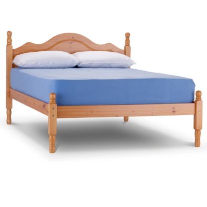 An Image of Sol Pine Bedstead Brown