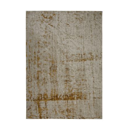 An Image of Carter Rug Yellow and Brown