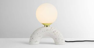 An Image of Eye Candy Table Lamp, Terrazzo