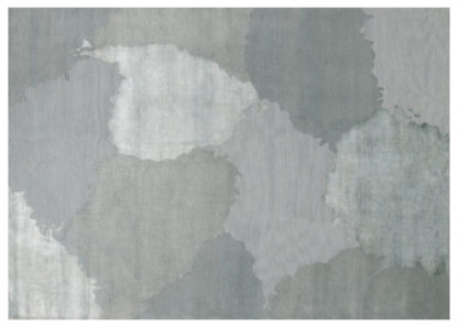 An Image of Linie Design Monu Rug Silver 170cm x 240cm