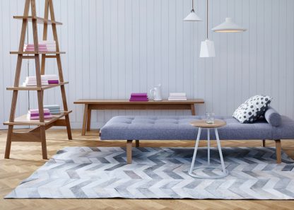 f559d7fd08bf47cb98bce6a7aa0b47a40297e8b1f173b09003563a9b837aed78.jpg An Image of Linie Design Indah Hide Rug