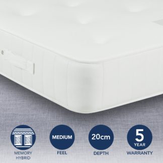 An Image of Fogarty Memory 1000 Pocket Mattress White