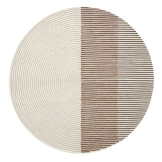 An Image of Gandia Blasco Ply Round Rug Pink