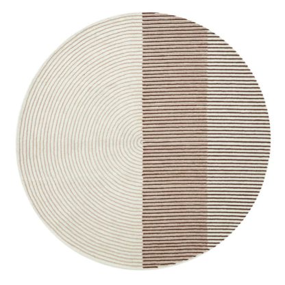 An Image of Gandia Blasco Ply Round Rug Pink