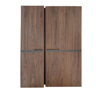 An Image of Riva 1920 Nuit Wardrobe Walnut