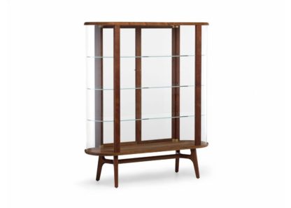 An Image of De La Espada Solo Tall Vitrine Walnut