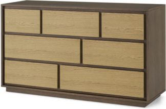 An Image of Arbery Wide Chest, Oak Veneer