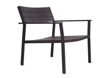 An Image of Case Eos Garden Lounge Chair Black