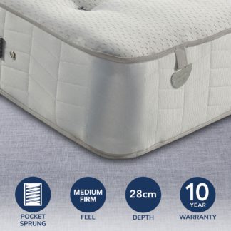 An Image of Pocketo 1000 Mattress White