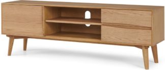 An Image of Wingrove Wide Media Unit, French Oak