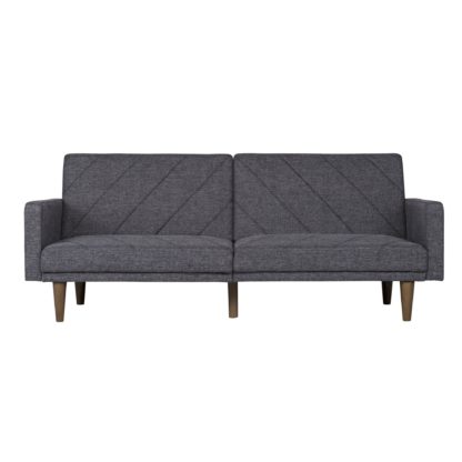 An Image of Paxson Linen Sofa Bed Black