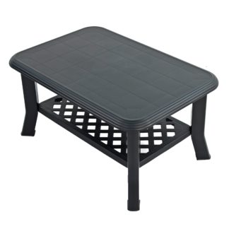 An Image of Savona Anthracite Coffee Table Dark Grey