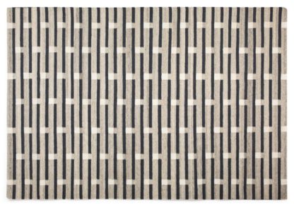 An Image of Case Purlin Flatweave Rug 170 x 240cm Grey