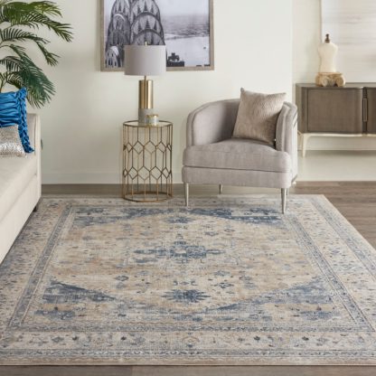 An Image of Malta 1 Rug Blue