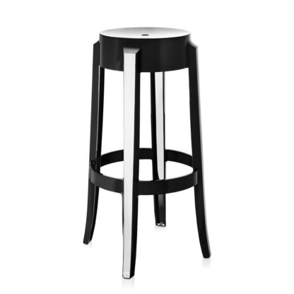 An Image of Kartell Charles Ghost Bar Stool Crystal *Min Qty 2*