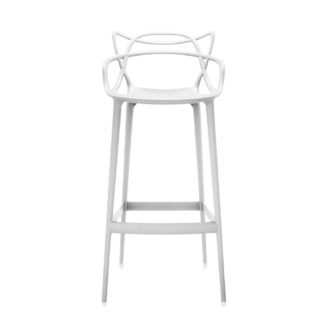 An Image of Kartell Masters Stool Large White